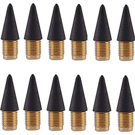 Set of 6 Metasil Pencils Eternity Pencils, Forever Inkless Pencils, Infinite Pencils Art Sketch Painting Tool (12 Pencil Heads)