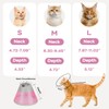 Supet Cat Cone Collar Soft Comfortable Adjustable Waterproof cat recovery