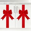 Bcxfbxd 6 Pcs Large Christmas Cabinet Ribbons Bows Xmas Door
