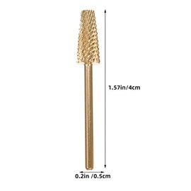 JECOMPRIS 3pcs Nail Art Drill Bits Women Nail Polishing Drill Bits Manicure Nail Tools for Home Nail Salon