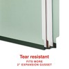 Staples 60% Recycled Heavy Duty Classification Folder, 1-Divider, 2" Expansion,