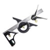 DUEBEL Combination Square 12” Horizontal Square Stainless Steel Multi-Function Carpentry
