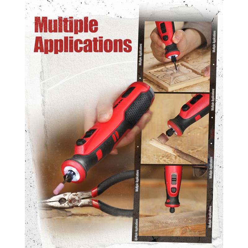 AVID POWER Cordless Rotary Tool 8V Rechargeable Rotary Tool, 4