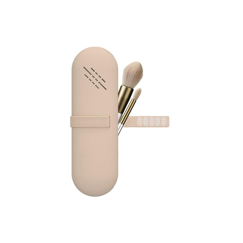 Funda para brochas de maquillaje con broche Estuche organizador de