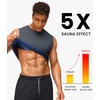 Junlan Sauna Shirt for Men - Waist Trainer Sweat Vest
