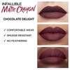 L’Oréal Paris Infallible Matte Lip Crayon, Chocolate Delight (Packaging May