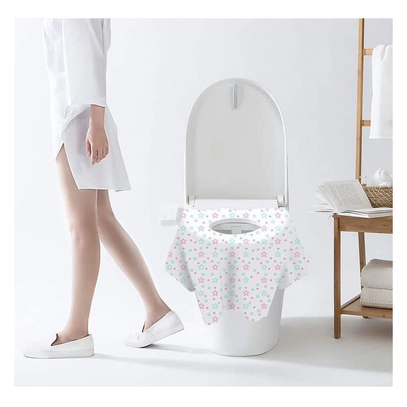 Disposable XL Training Toilet Seat Covers, 24 Pack, Individually Wrapped,