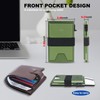 SECWELT Slim Aluminum Pop Up Wallet for Men,Smart Minimalist Mens