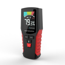 Pinless Wall Moisture Meter Moisture Meter Wall Wood Moisture Meter Non-Destructive Measurement Moisture Meter for All Building Materials, Walls, Plaster, Masonry, 20-40 mm Analysis Depth