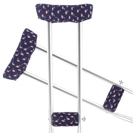 TOMMHANES AMISGUOER - Almohadillas para muletas de axilas, almohadilla para muletas, funda de mano, lavable, talla única (2 axilas, 2 cojines de mano), multicolor (CP25M)