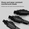 5 PCS Countersink Drill Bit Set, #5, #6, #8, #10,