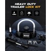 RETRUE Heavy-Duty Keyed-Alike Trailer Lock Set - Universal Coupler, Dual