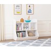 UTEX Toy Storage Organizer with Bookcase, Kid’s Multi Shelf Cubby