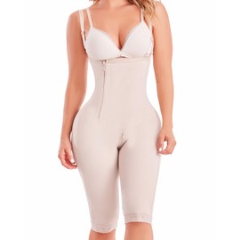 SHAPE CONCEPT Fajas Colombianas 369 Full Body Shapewear with Side Zipper Butt Lifting High Compression Garment