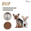 Peggy11 New Best Deep Stainless Steel AntiSlip Dog Bowls 2Pack,