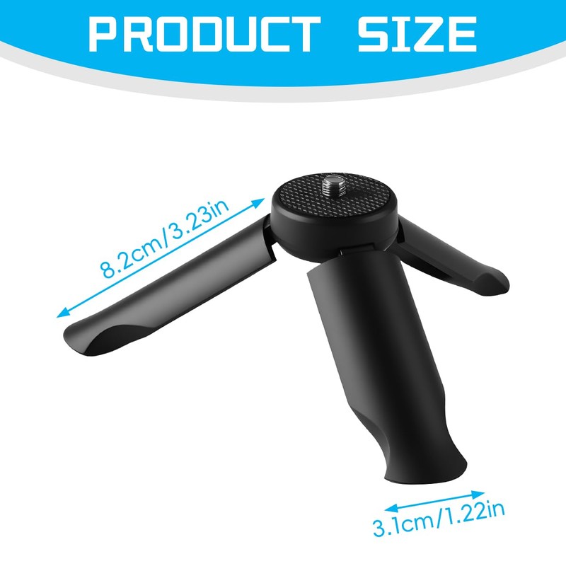 Lotsdonxia Stable Mini Tripod Stand, Portable Desktop Tabletop Mount, Compact