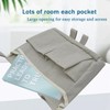Surplex Pack of 2 Grey Wall Hanging Storage Bag, Waterproof
