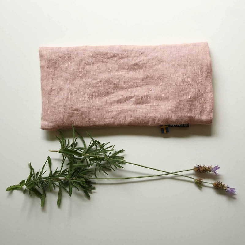 KLIPPAN Wheat and Cold Wheat Eye Pillow, Lavender, Washed Linen,