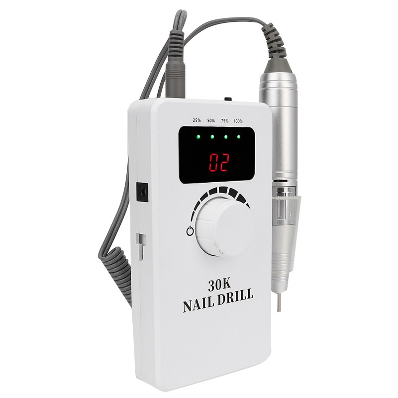 30000RPM Portable Nail Drill Machine Electric Nail Grinding Buffing Polisher