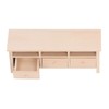Miniature TV Cabinet Simulation Drawers Design Decorative Wooden Furniture Model