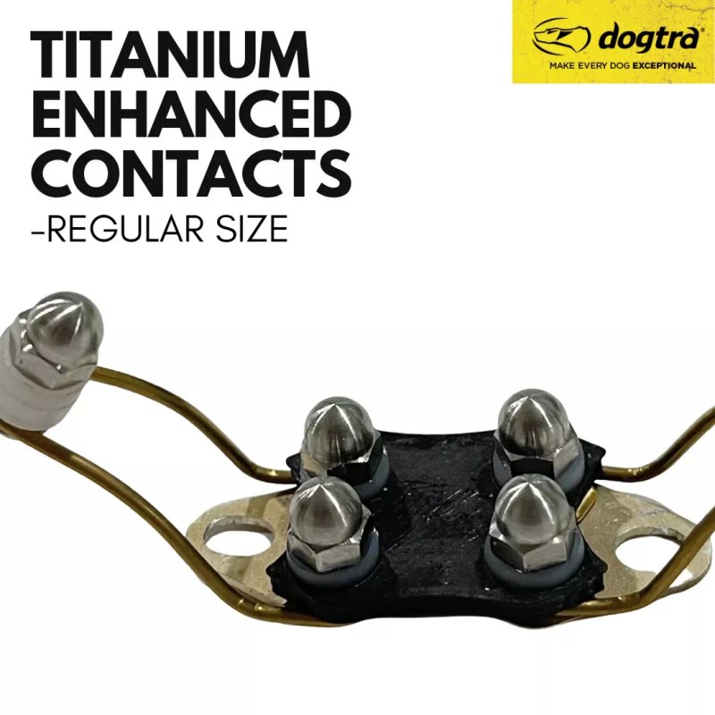 Dogtra Comfort Pads - Titanium Flex Winged Contacts - Regular