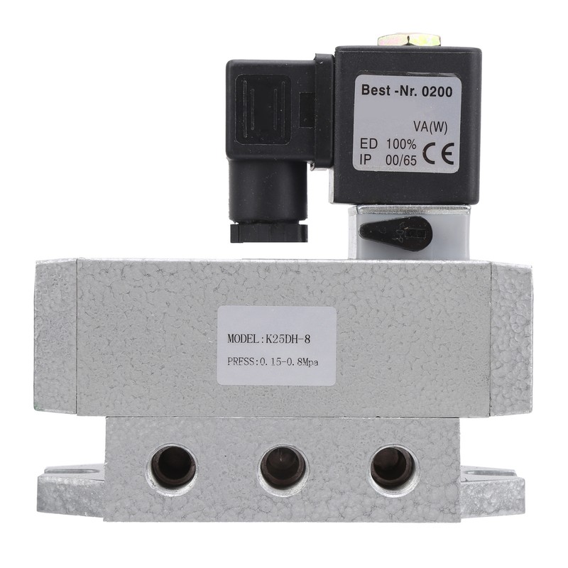 2 Position 5 Way Solenoid Valve Single Electric Control Industrial