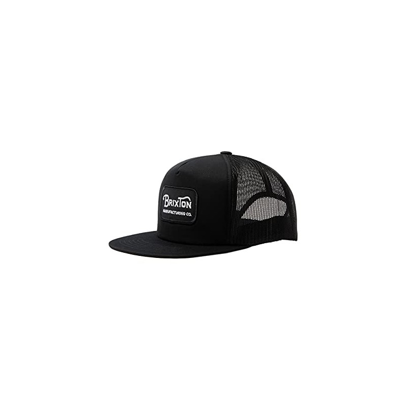 Brixton Men's Grade MESH Cap, Black/Black, O/S