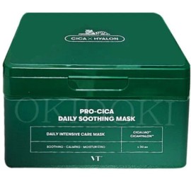 VT Cica Daily Soothing Mask 30 sheets (2 packs) / VT 시카 데일리 수딩마스크 30매 2개