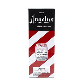 Angelus Leather Lustre Cream - English Tan 3 oz.