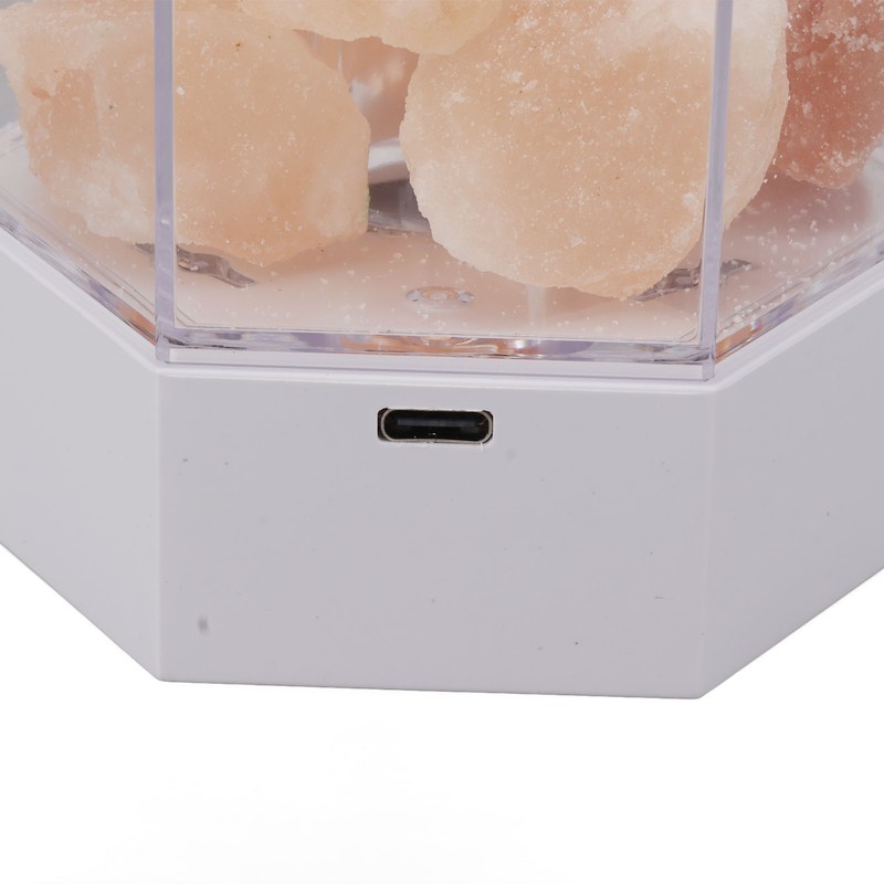 Himalayan Salt Lamp LED RGB Dimmable USB Decorative Essential Oil