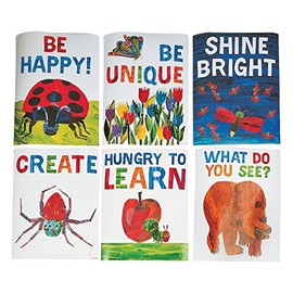 Fun Express - World of Eric Carle Motivational Poster - Educational - Classroom Decorations - Classroom Decor - 6 Pieces