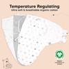 KeaBabies 3-Pack Organic Baby Swaddle Sleep Sacks - Swaddles for