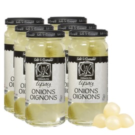Sable & Rosenfeld Vermouth Tipsy Onions, Kosher, 5 Ounces (Pack Of 6)