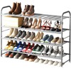 LINZINAR 2 / 3 / 4 Tier Metal Shoe Rack