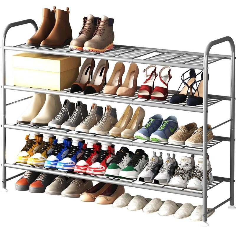 LINZINAR 2 / 3 / 4 Tier Metal Shoe Rack