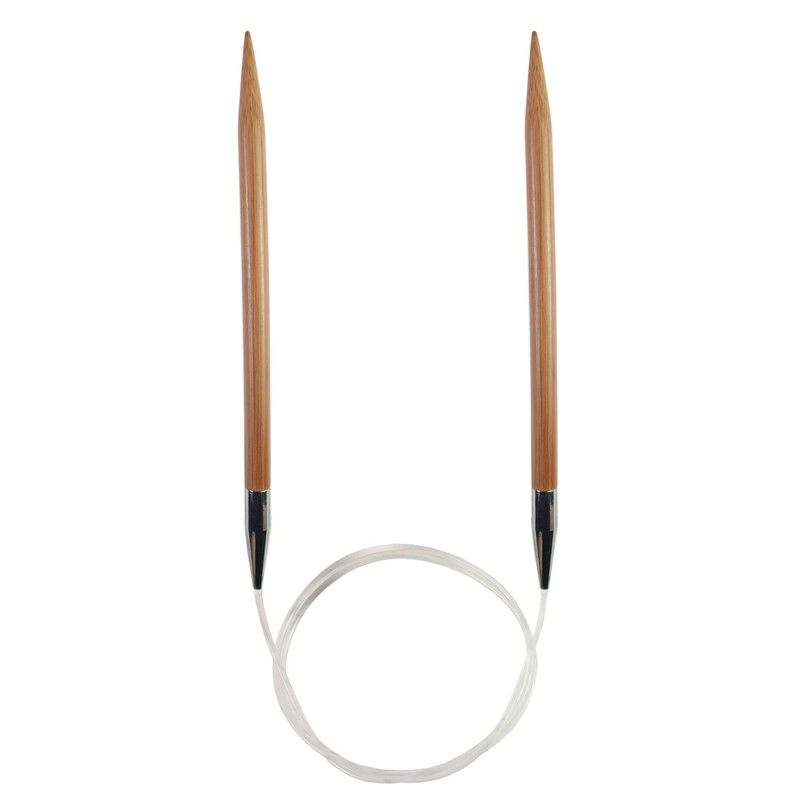 Bryson Circular Knitting Needle, Brown, US 1, 2.25mm