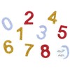 Number 0-9 EVA Foam with Glitter 22mm 60pcs