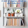 Just One More Chapter Flower Resina - Adornos de libro