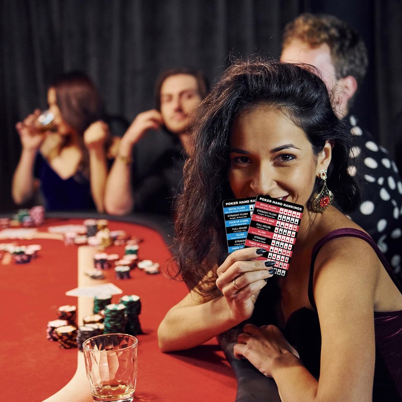 AmazingSpark Poker Hand Rankings Chart Rules Cheat Sheet Cards Poker