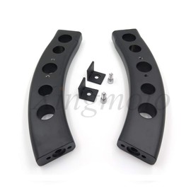 AfterMokit Replacement 1 inch Raise and Pull Back Handlebar Riser for 2006 and Up for Suzuki Boulevard M109R with 1.25 inch Clamping Black