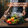 Nesting Grill Baskets (2 PCS), 304 Stainless Steel with Removable