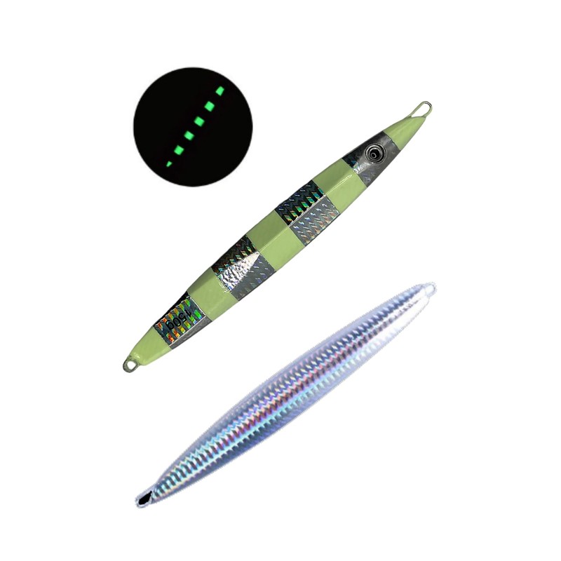 La kukuna Metal Jig Shore Jig Lures Luminous Vertical Jigs