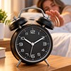 4 Inch Twin Bell Alarm Clock for Bedroom – Loud