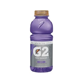 Gatorade G2 Perform 02 Low-Calorie Thirst Quencher, Grape, 20 Oz Bottle, 24/carton