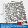 M MOFIT Kitchen Backsplash Tiles Peel and Stick Hexagon Penny