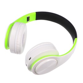 Tofficu Wireless Foldable Headset Adjustable Over Ear Headphones with Noise Reduction Comfortable Earmuffs Hours Talk for Gaming and Sports