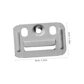 TEHAUX 200Pcs Wall Panel Clamp Furniture Clamps for Easy Installation Water Resistant Wall Panel Buckles for Humid Environments and Use