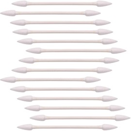 Pangda 400 Count Pointed Tip Cotton Swabs Double Tips Cotton Buds with Paper Stick for Household Cleaning Beauty Tools Personal Care Makeup
