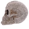 Puckator Tone Skull Money Box, Resin, Silver/Black, 11 x 15.5