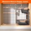 Under Sink Organizer, 2 Pack 2 Tier Under Sink Organizers